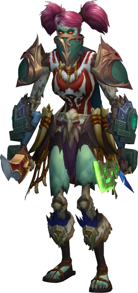 Kraxxog in currently equipped armor