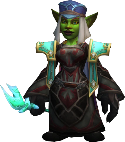 Luczella in currently equipped armor