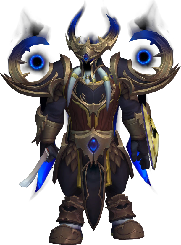 Moultion in currently equipped armor