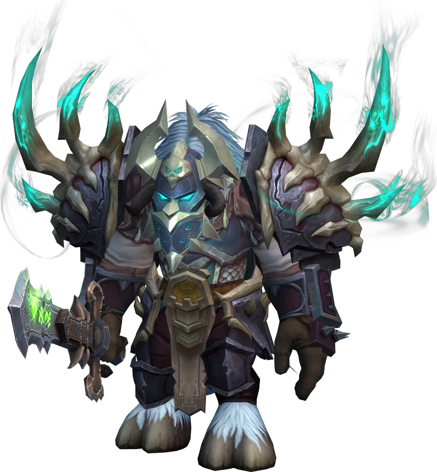 Saack in currently equipped armor