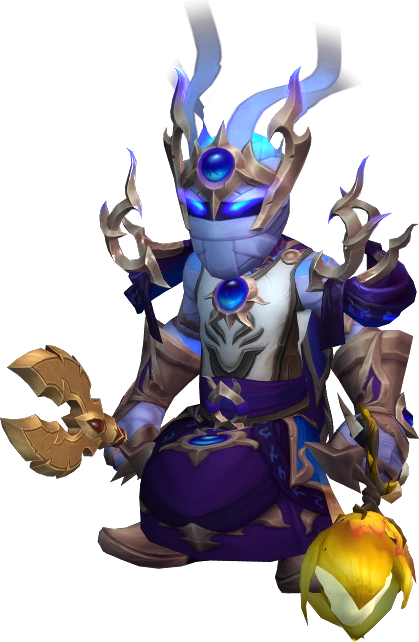 Quazle in currently equipped armor