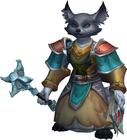 Aniko in currently equipped armor