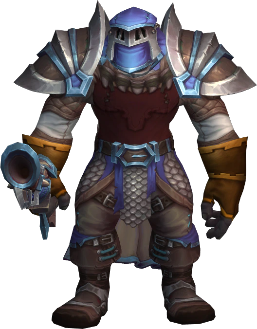 Gongar in currently equipped armor
