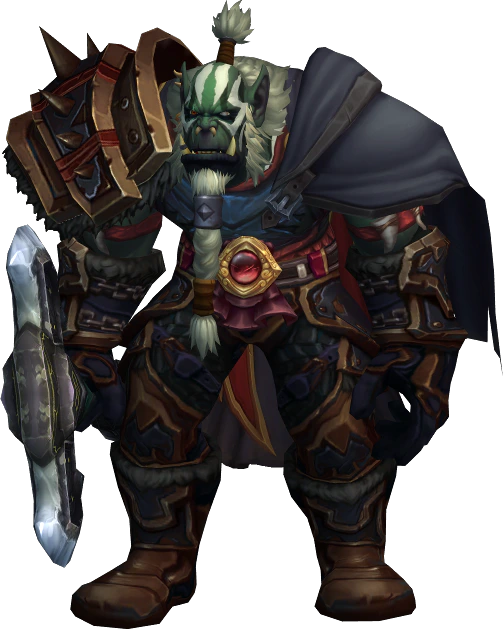 Ogalthak in currently equipped armor