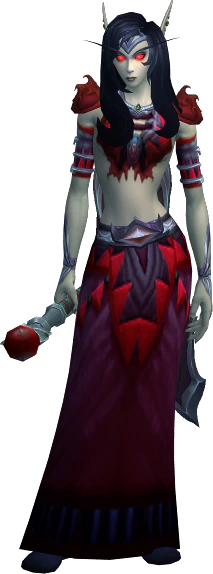 Daestrina in currently equipped armor