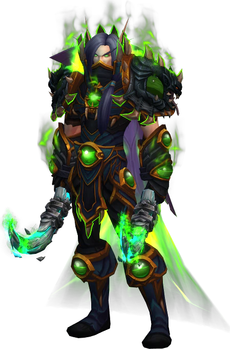 Hergoza in currently equipped armor