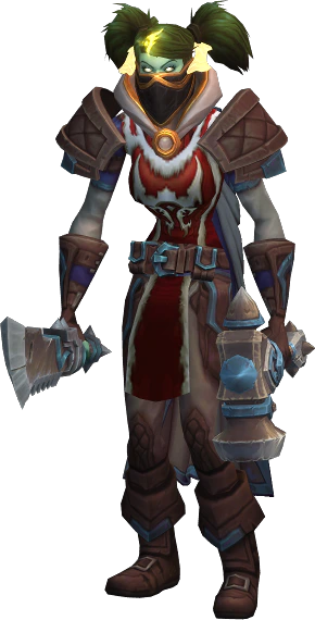Stellthier in currently equipped armor